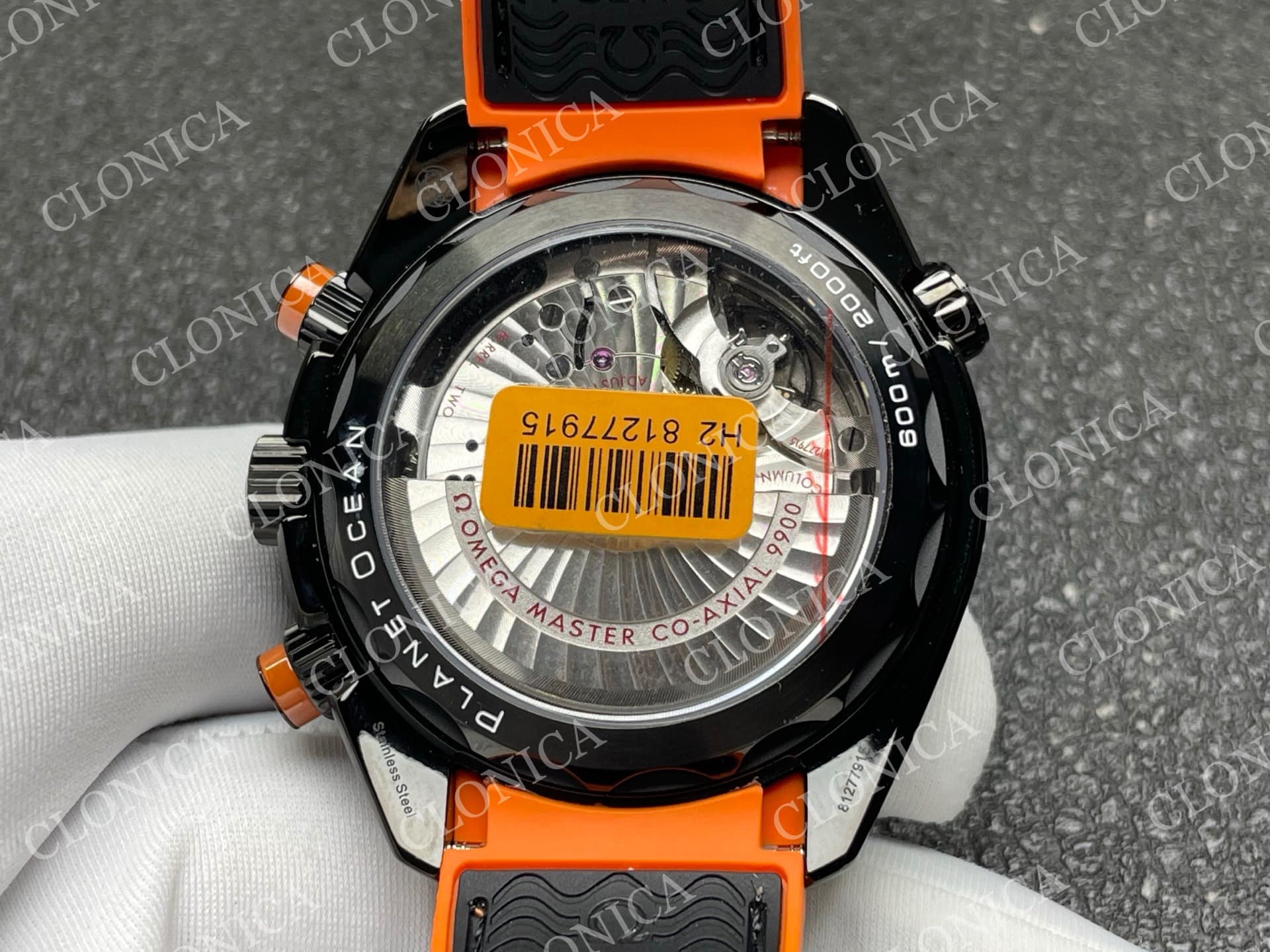 PLANET OCEAN MASTER CHRONOMETER BLACK CERAMIC BEZEL BLACK DIAL — view 8