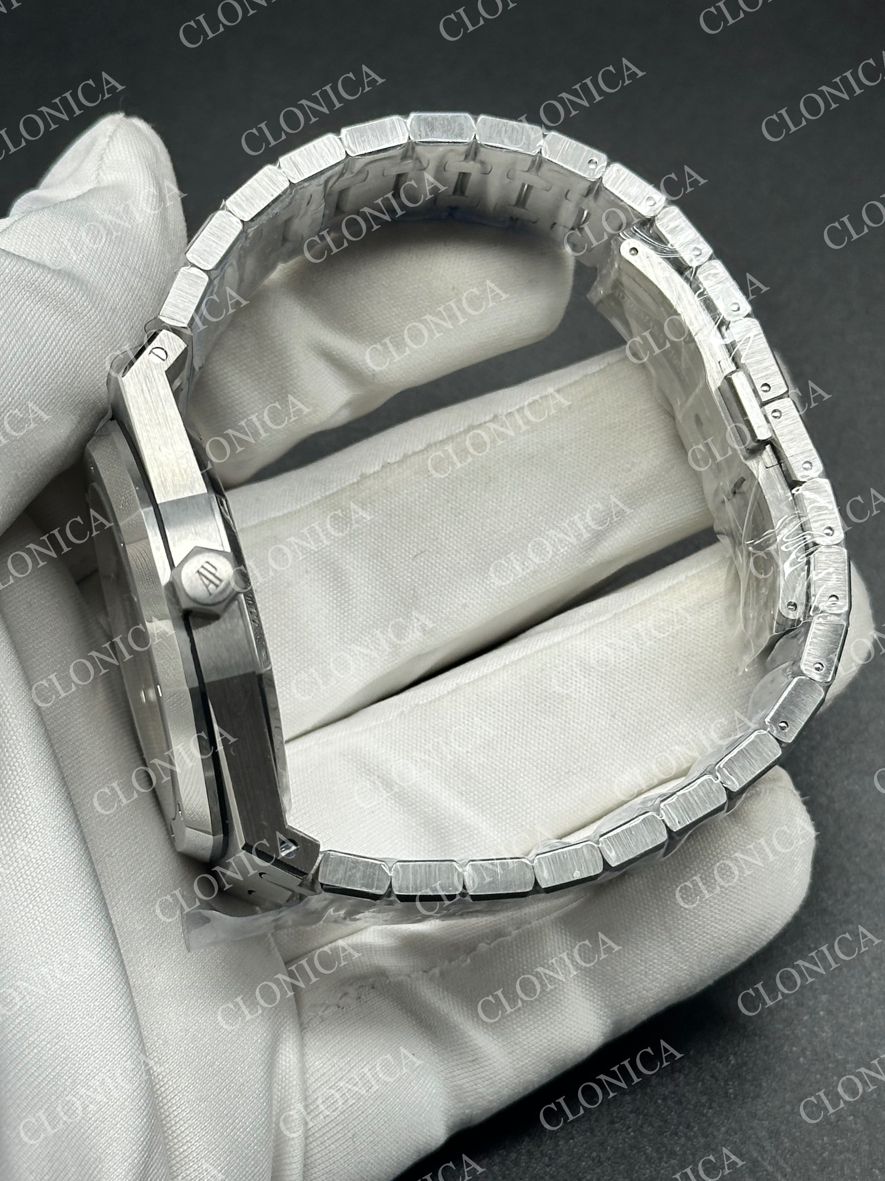 ROYAL OAK 41MM OPENWORKED 15407 SS BRACELET SA3132 — view 4