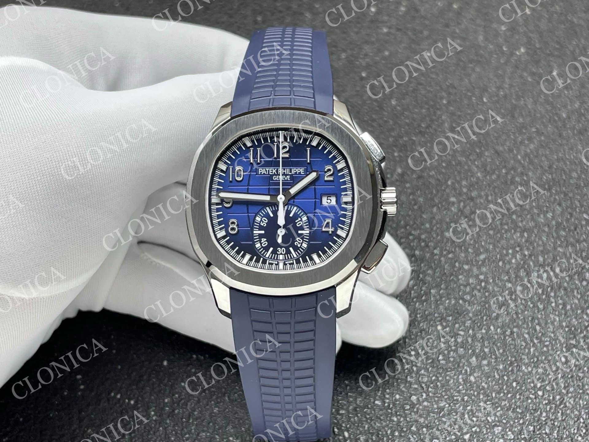 AQUANAUT 5968 SS BLUE DIAL — view 1