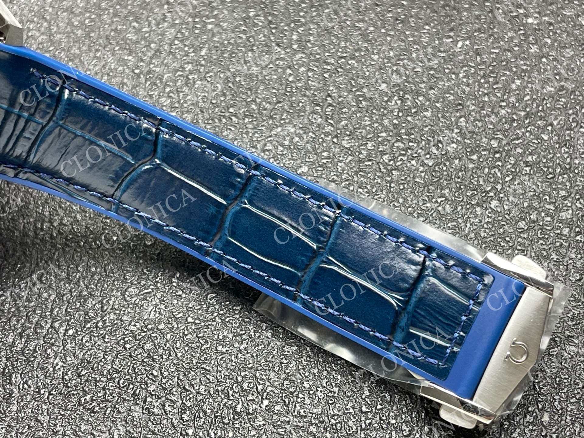 PLANET OCEAN MASTER CHRONOMETER BLUE ROSE CERAMIC BEZEL BLUE DIAL — view 5