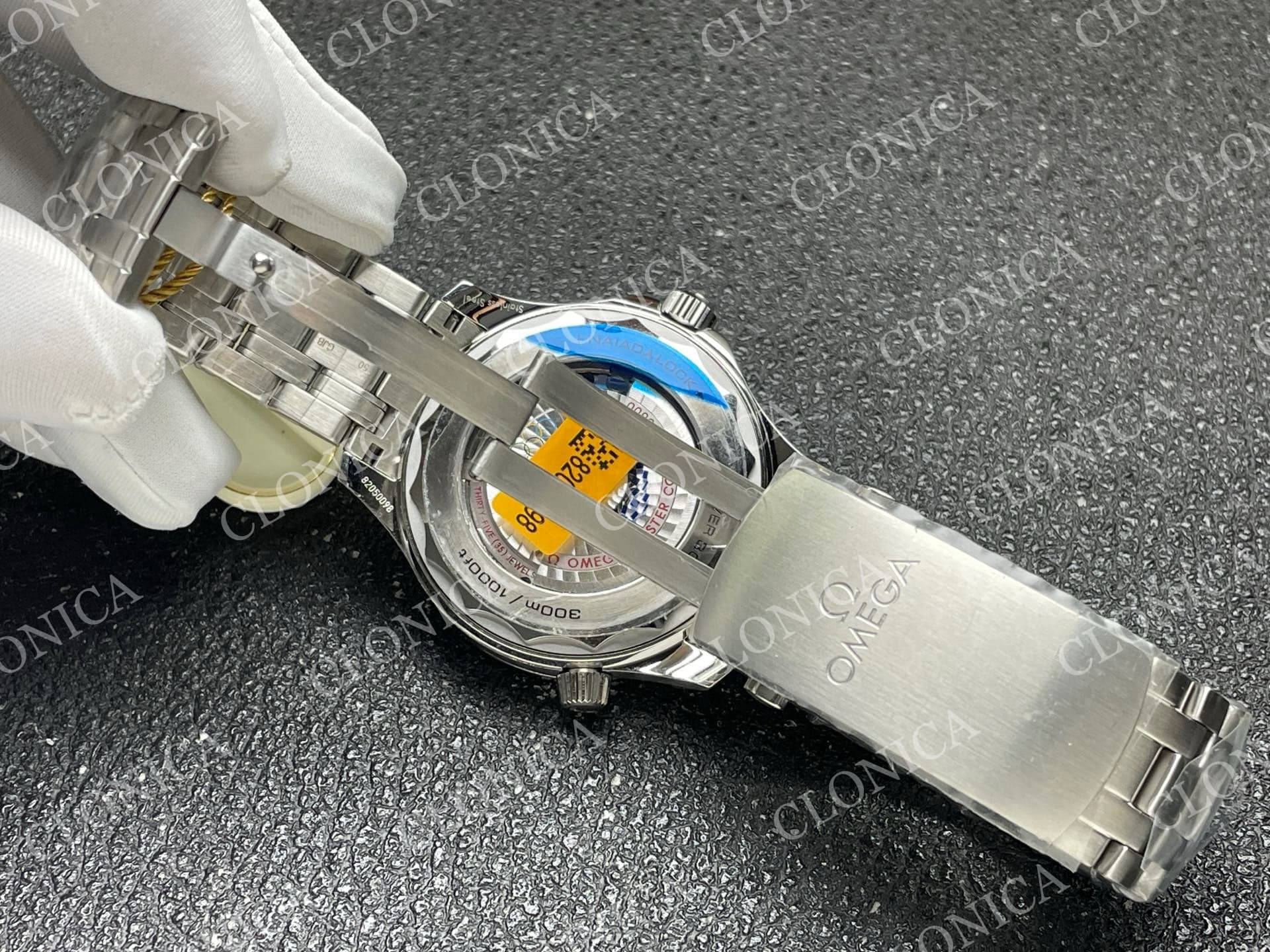 SEAMASTER DIVER 300M AMERICAS CUP SS 1:1 WHITE WAVE CERAMIC DIAL — view 6