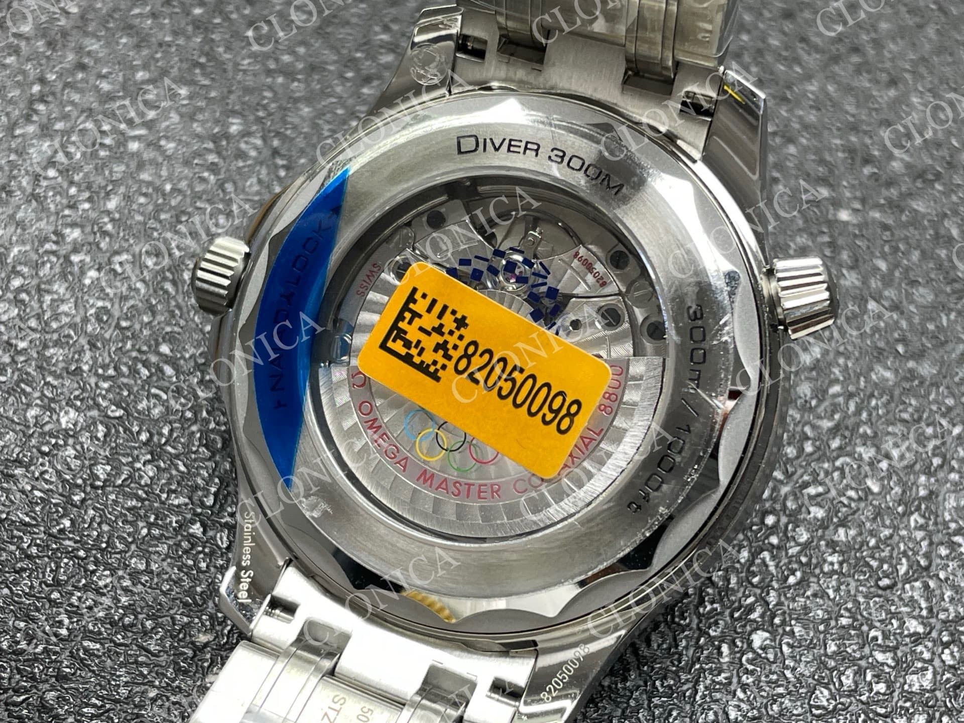 SEAMASTER DIVER 300M AMERICAS CUP SS 1:1 WHITE WAVE CERAMIC DIAL — view 8