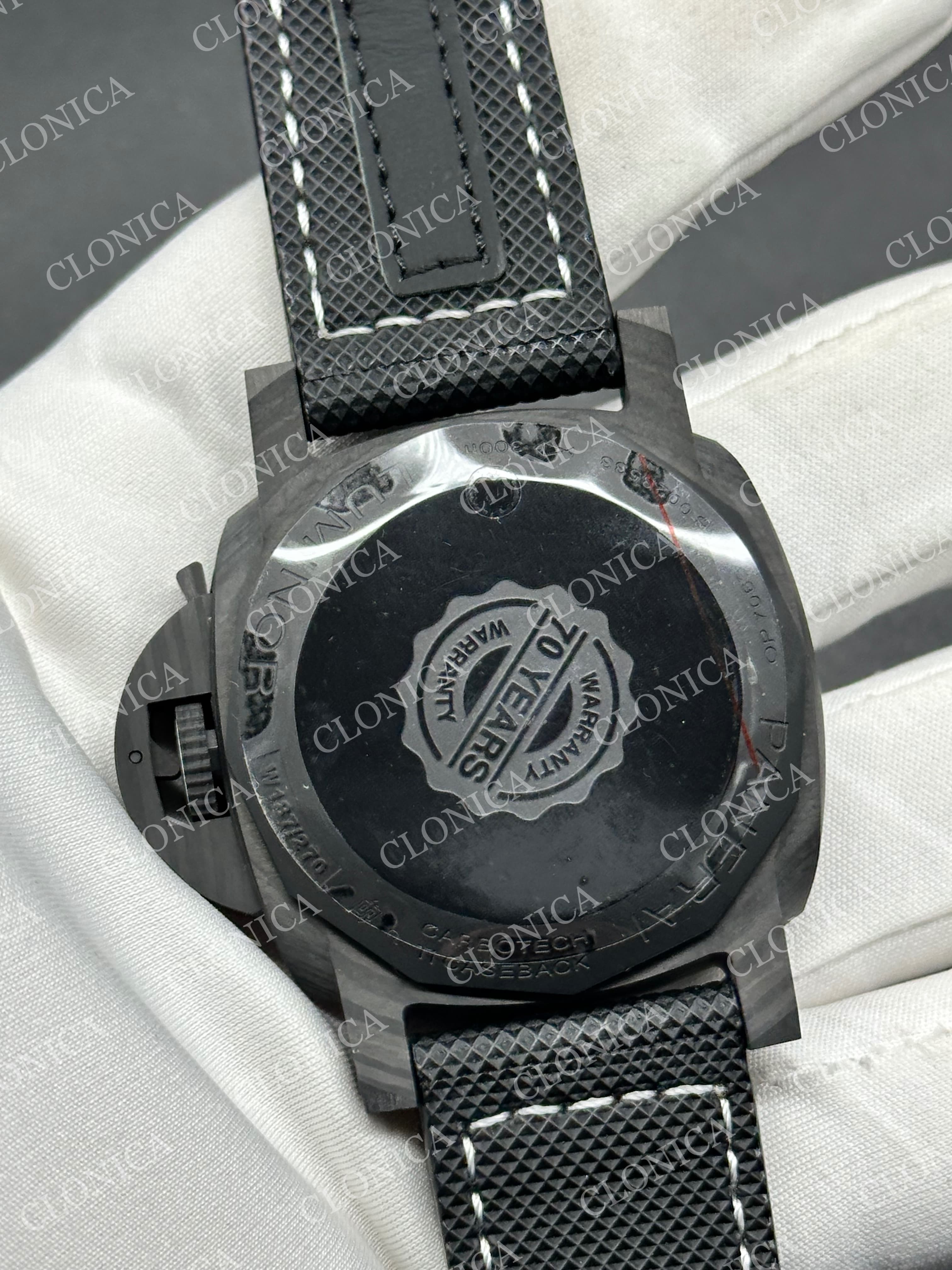PAM1118 CARBOTECH ON BLACK KEVLAR COMPOSITE STRAP P.9010 CLONE — view 5