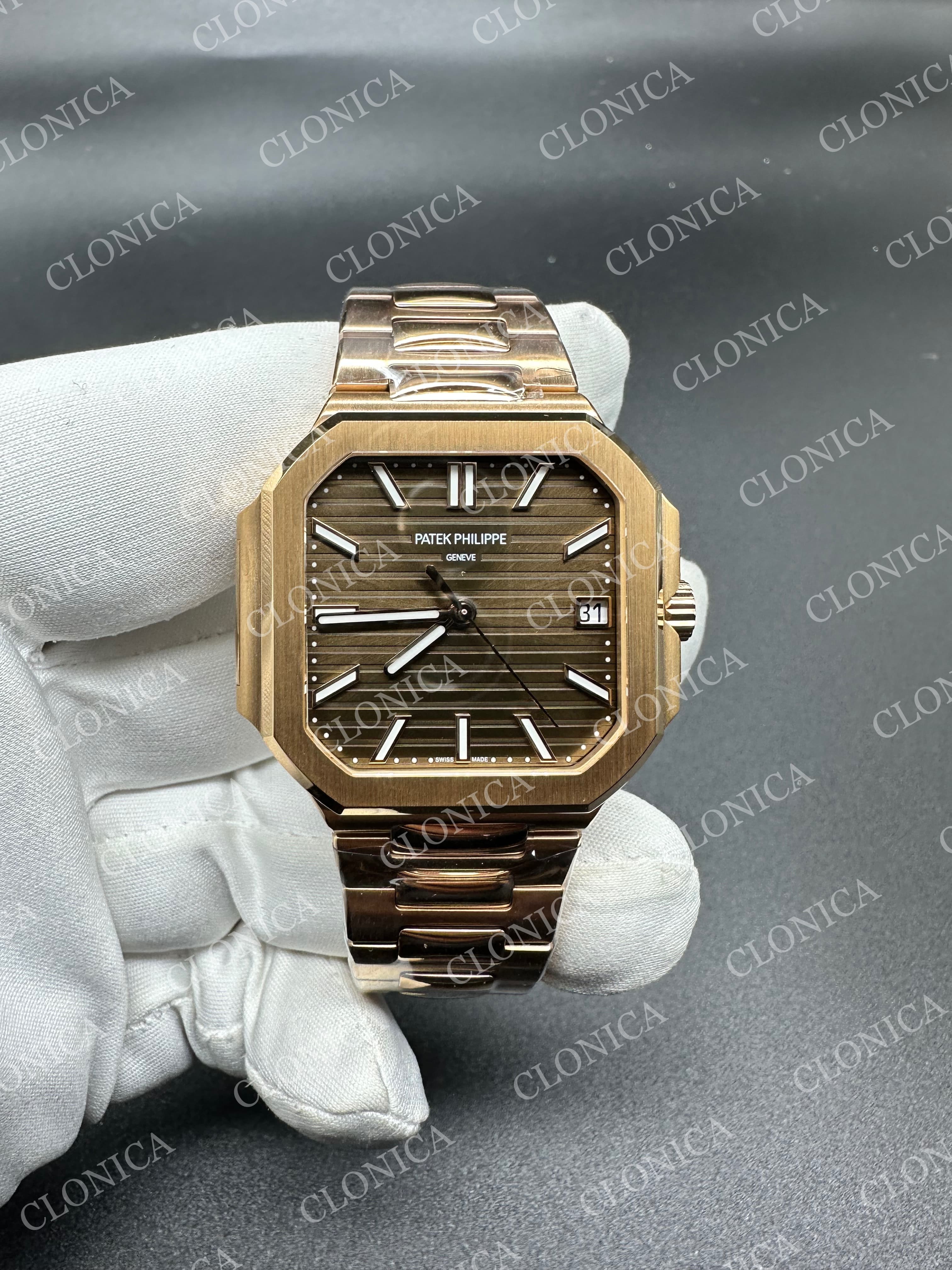 CUBITUS 5821 RG BROWN DIAL ON RG BRACELET 26-330 — view 1