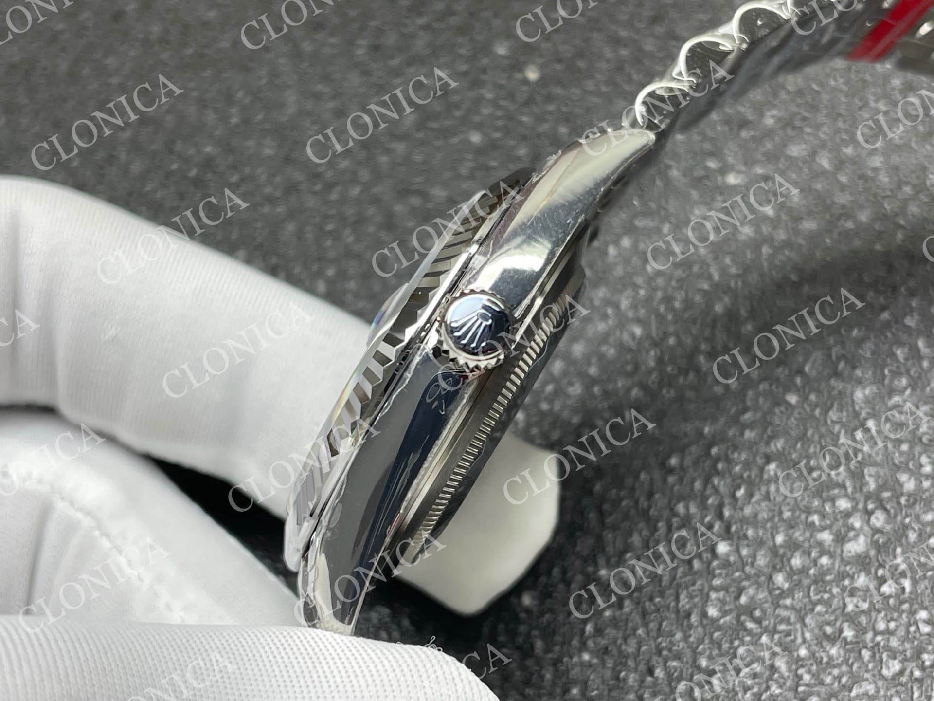 DATEJUST 41 126334 904L SS BLUE DIAMOND DIAL — view 7