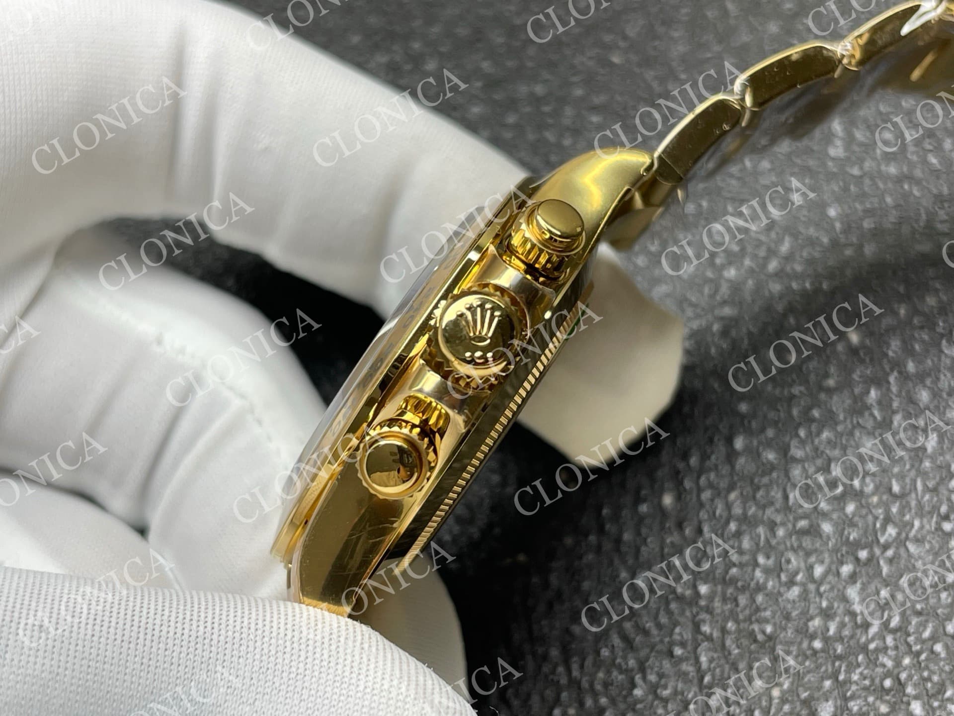 DAYTONA GAIN WEIGHT YG GREEN DIAL ON YG BRACELET 4130 — view 6