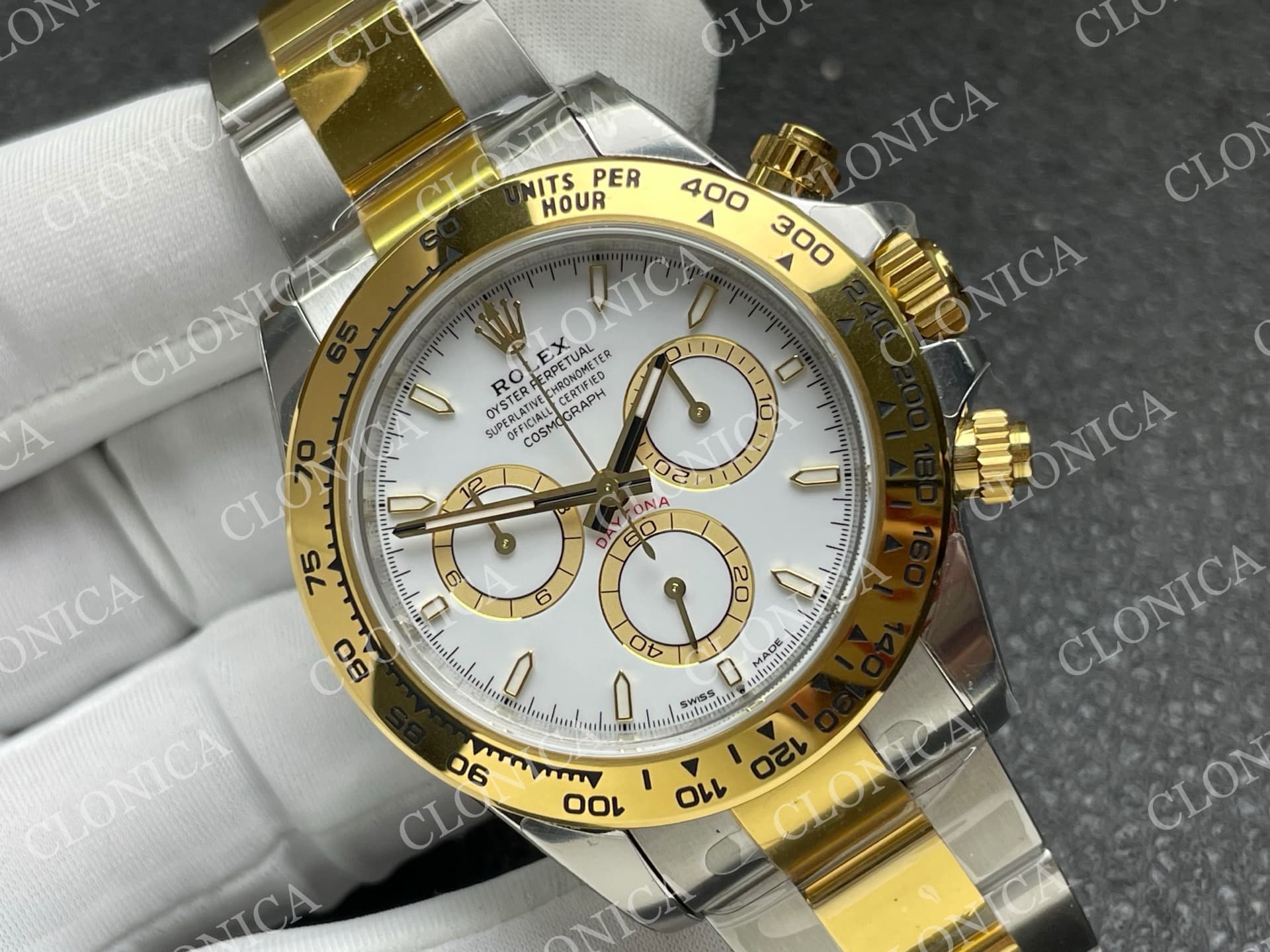 DAYTONA 126503 SS/YG GAIN WEIGHT WHITE DIAL ON OYSTER BRACELET — view 2