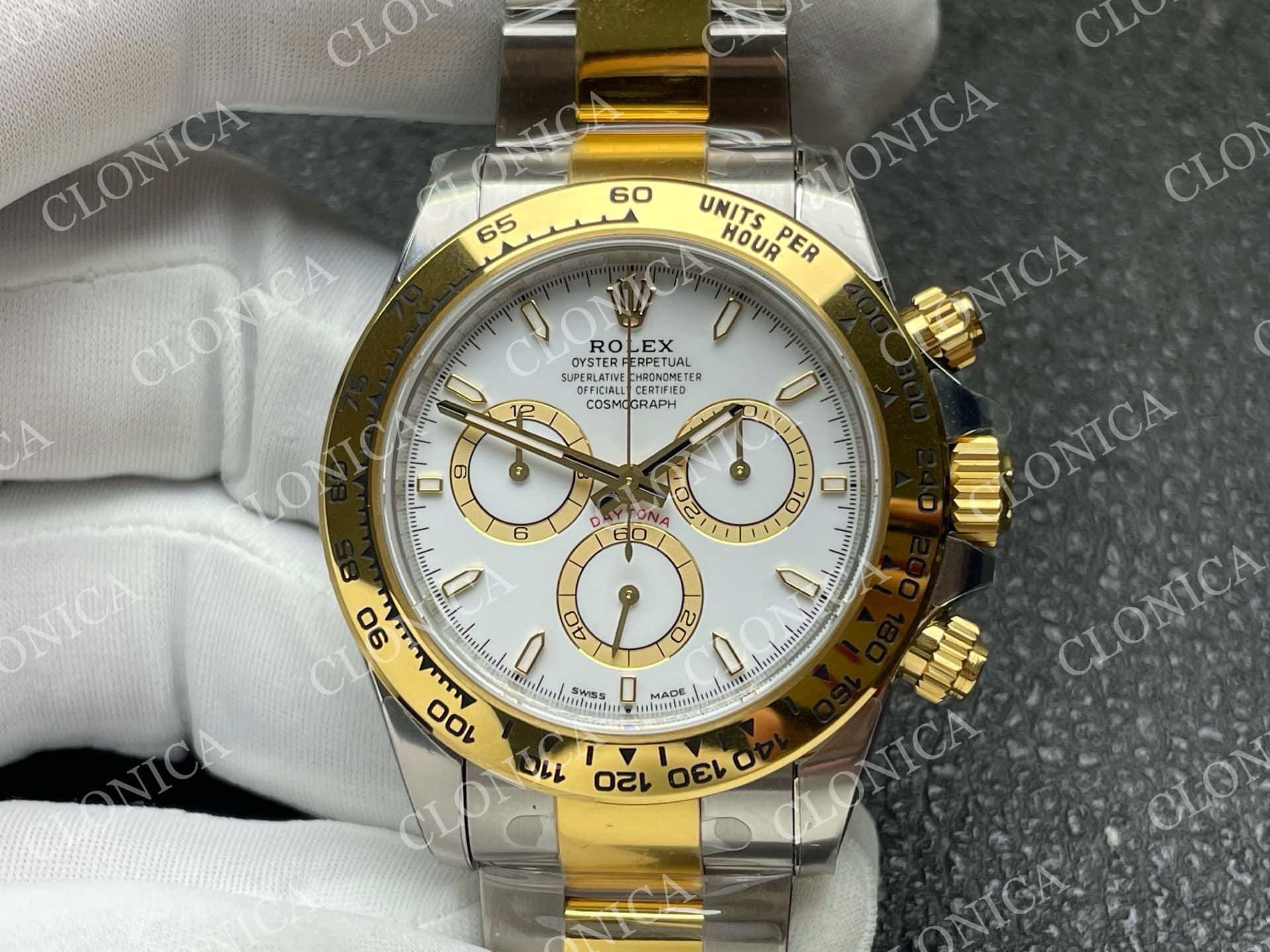 DAYTONA 126503 SS/YG GAIN WEIGHT WHITE DIAL ON OYSTER BRACELET — view 3