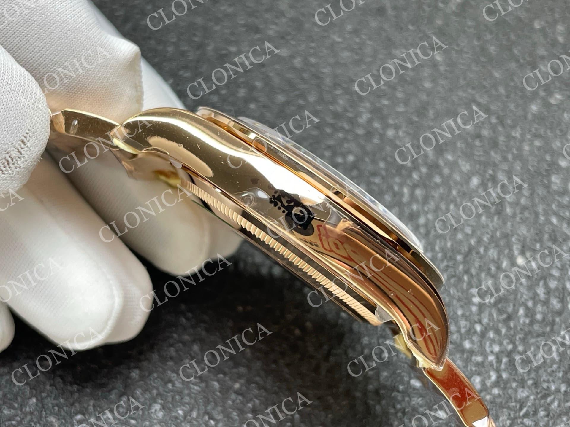 DAYTONA 126505 RG BLACK/SILVER STICK DIAL ON RG BRACLET DD4131 (WEIGHTED) — view 8