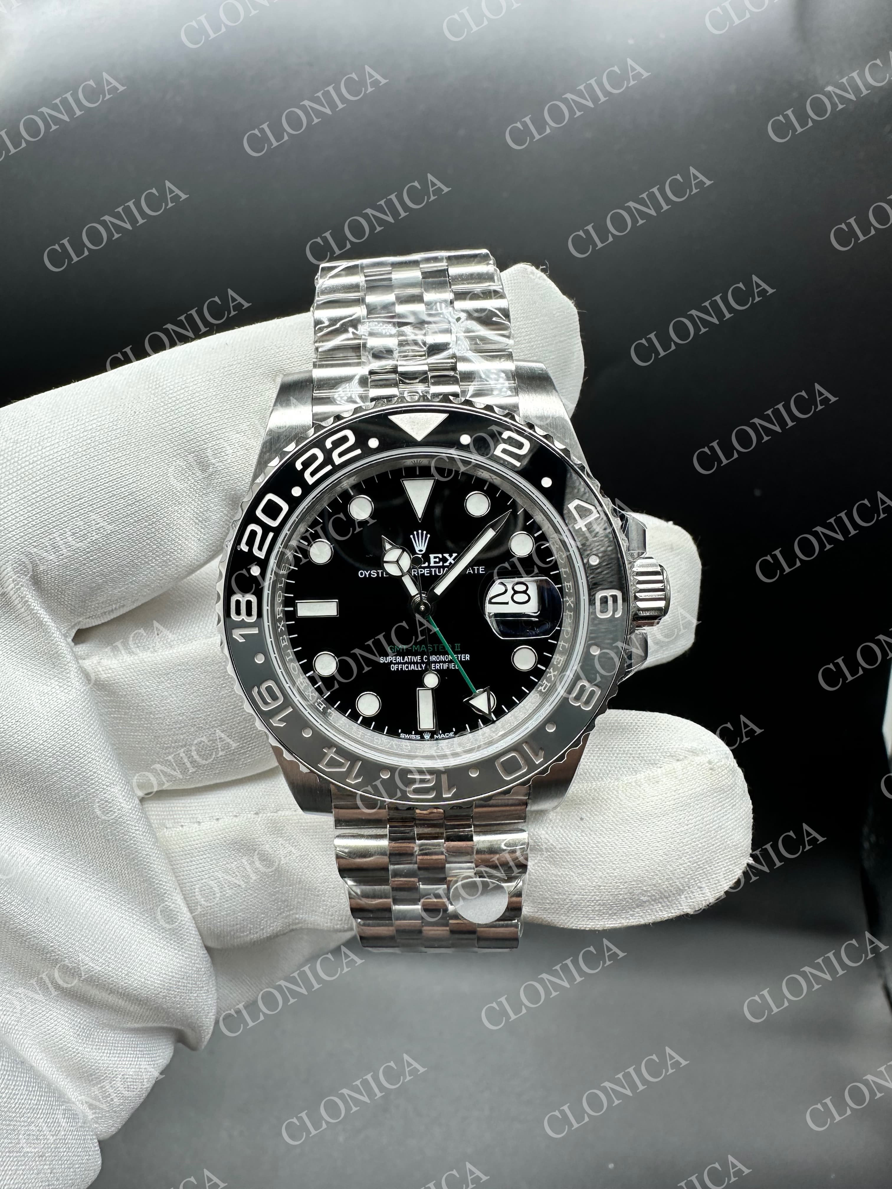 GMT-MASTER II 126710 GRNR 904L STEEL ON JUBILEE BRACELET DD3285 — view 1