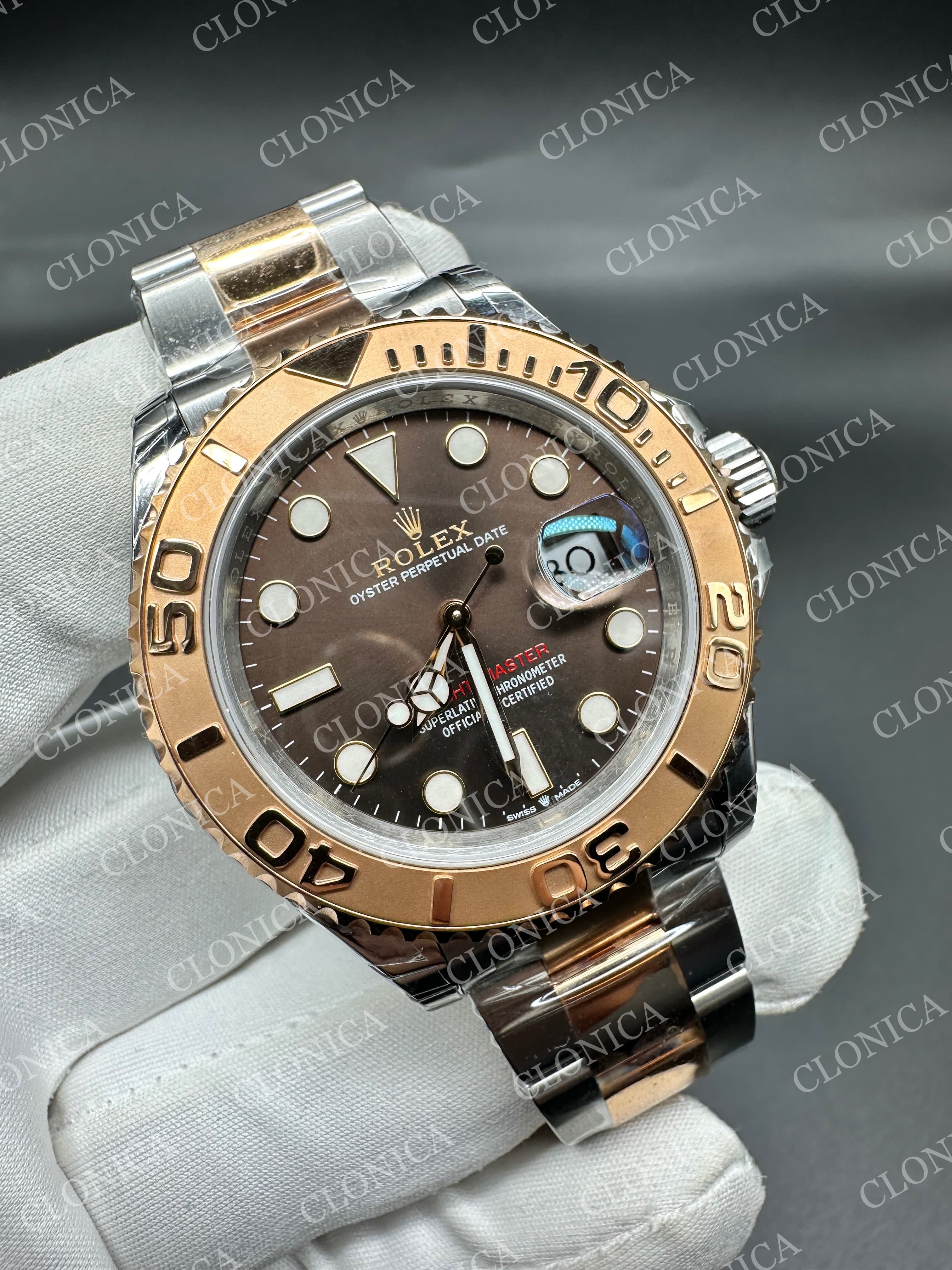 YACHT-MASTER 126621 904L/RG BROWN DIAL ON 904L/RG BRACELET — view 2