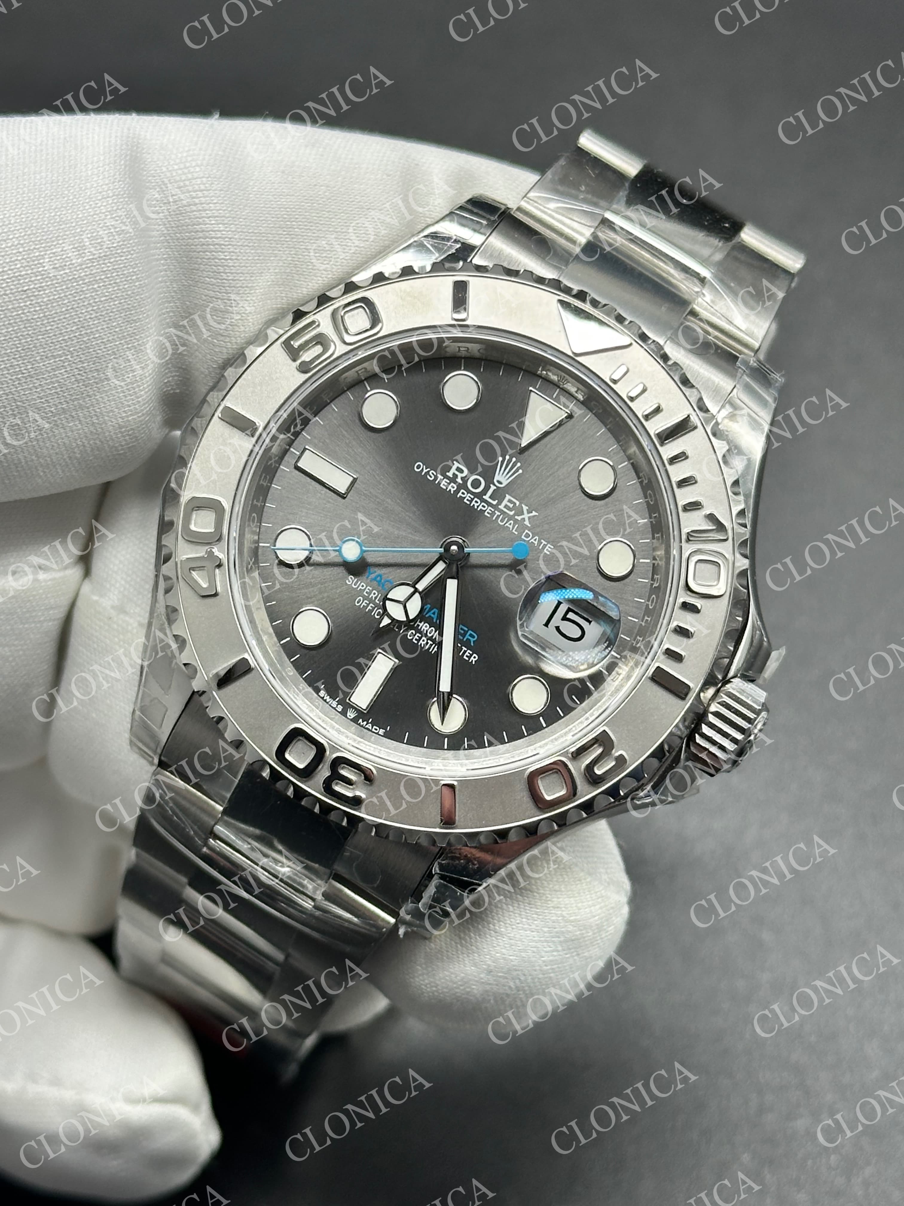 YACHT-MASTER 126622 904L 1:1 GREY DIAL ON 904L SS BRACELET — view 3
