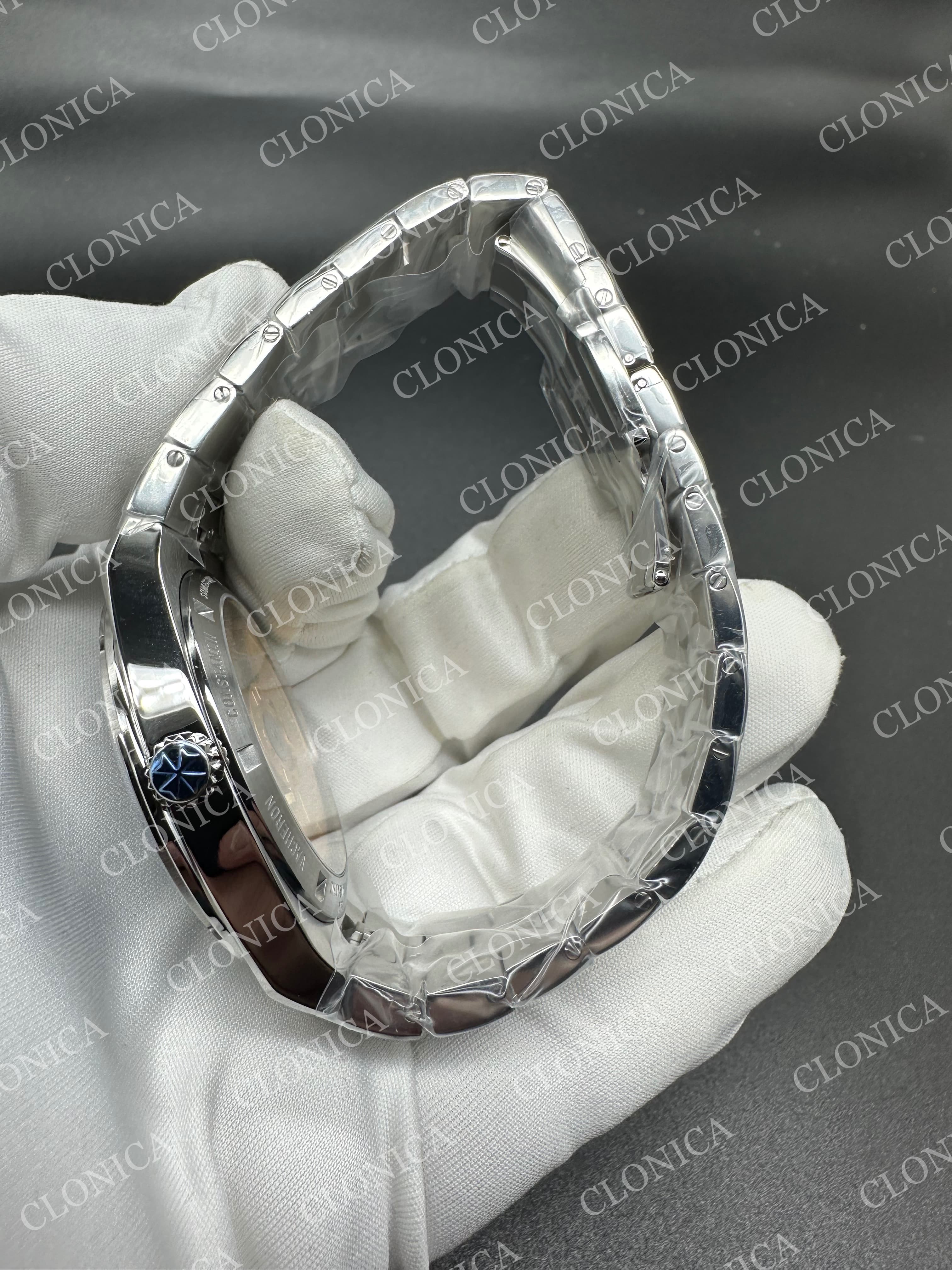 OVERSEAS 4500V SS BLUE DIAL ON SS BRACELET SUPER CLONE 5100 V2 — view 4