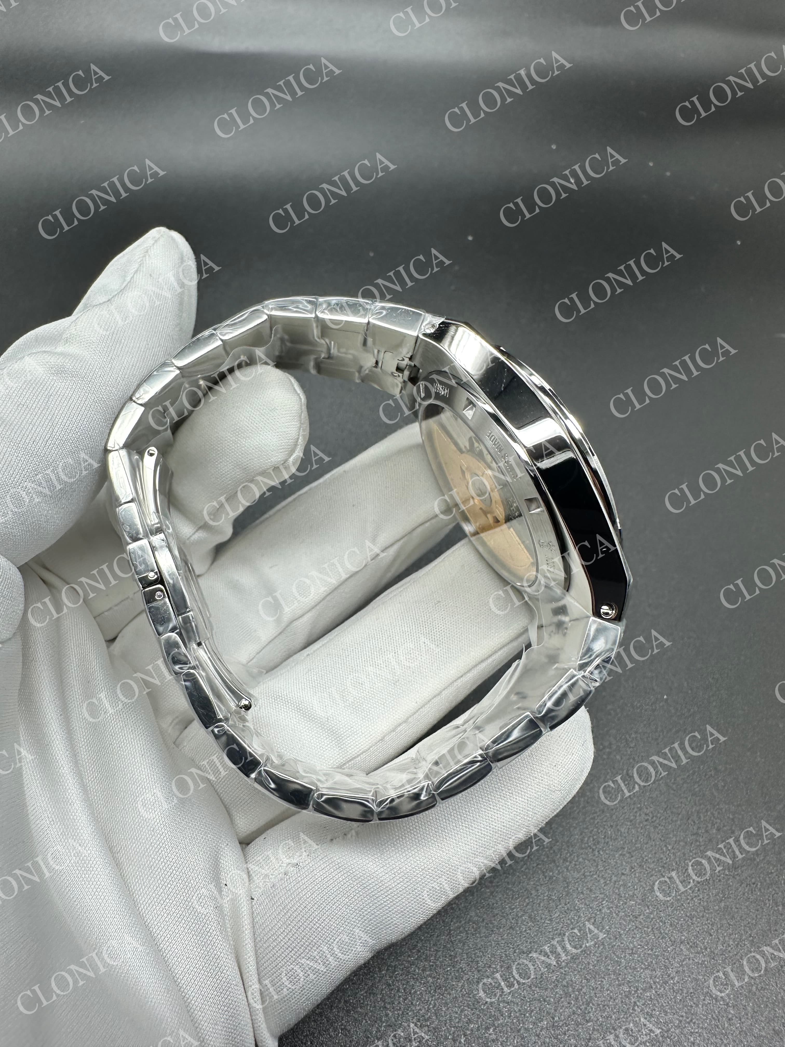 OVERSEAS 4500V SS BLUE DIAL ON SS BRACELET SUPER CLONE 5100 V2 — view 5