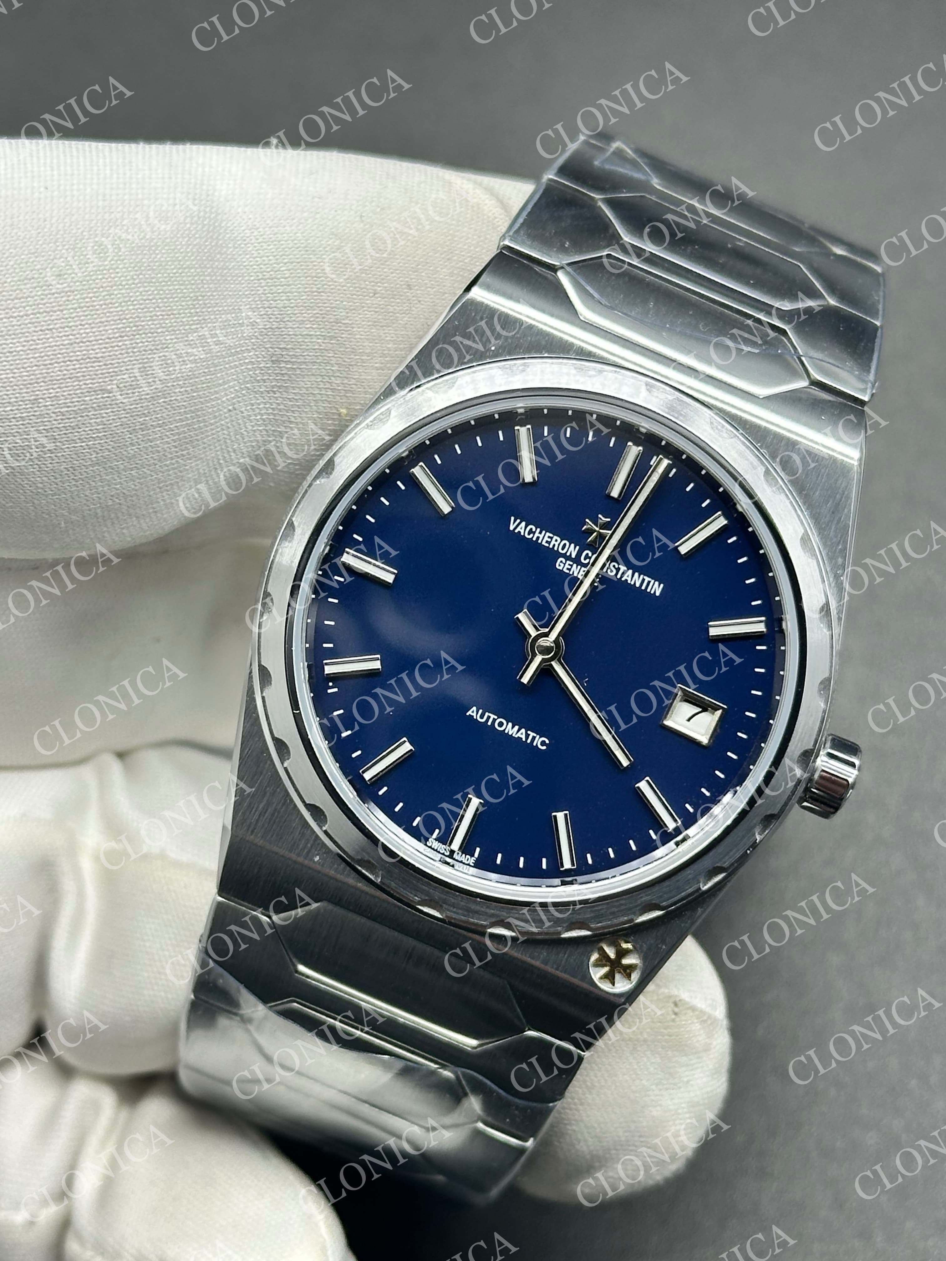 HISTORIQUES 4200H/222A-B934 SS BLUE DIAL ON SS BRACELET A2455 — view 3