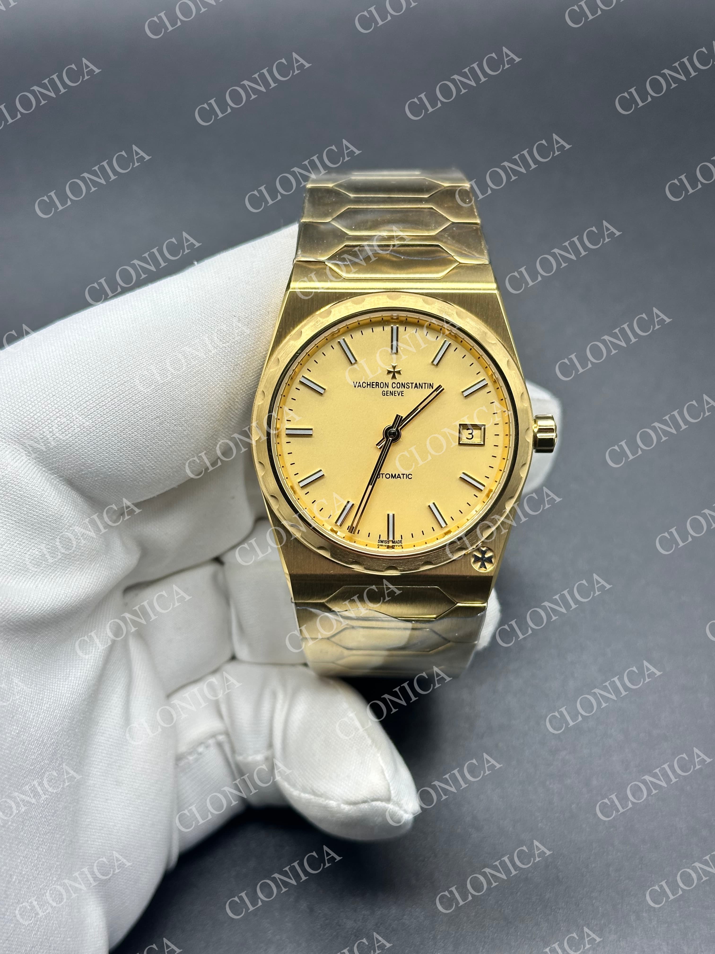 HISTORIQUES 4200H 222J-B935 YG GOLD DIAL ON YG BRACELET A2455 — view 1