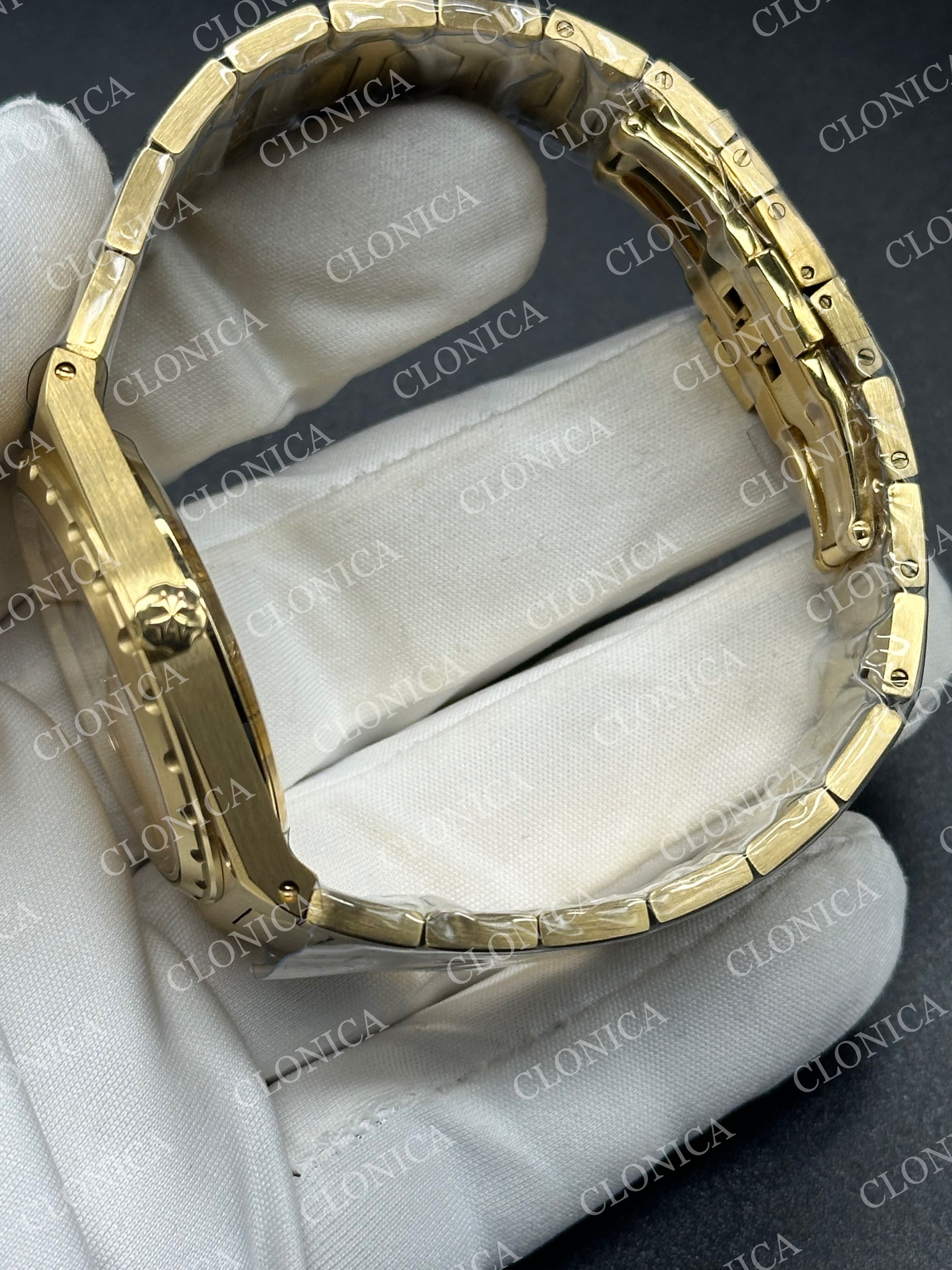 HISTORIQUES 4200H 222J-B935 YG GOLD DIAL ON YG BRACELET A2455 — view 4